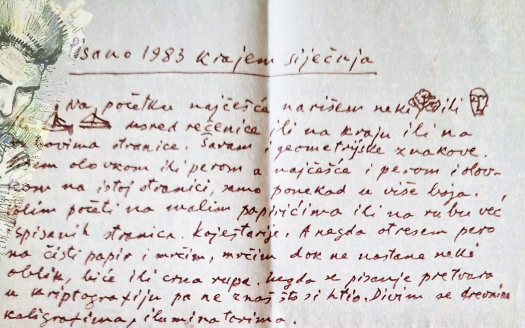 NAJDRAŽE MISLI PI&Scaron;U SE RUKOM